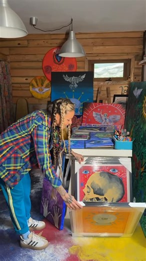 Chloe Trujillo on Instagram: "Get your cards now on ChloeTrujillo.com ‘s shop 🫶✨ #magickdeck #thespirityouart #cards"