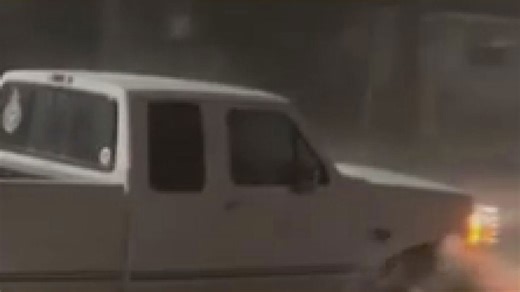 Flash flooding in Grand Rapids March 10, 2026 at Lake Michigan Dr. and Lane Ave. NW