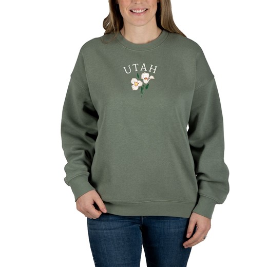 State of Mine Women's Embroidered Flora State Sweatshirt - Samsclub.com