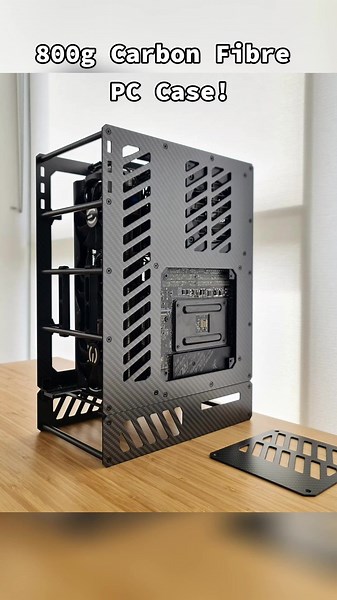 hello Carbon Fiber PC Case! Super light, strong & perfect for custom PC builds! 🛠️💻🚀 #3DPrinting #DIY #PCBuild #CustomPC #CarbonFiber #PCGaming #PCMasterRace