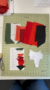 2.7K views · 80 reactions | Foundation Paper Piecing is so dang satisfying! I love making lil’ color cards for each project, too, to help me keep track of which color is which. You can even make it on fabric and prewash the swatch to check for bleeding  Pattern by @kohlhaasgretchen for @fandominstitches | String & Story | Facebook