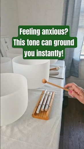Feeling Anxious? Ground yourself with this one tone - the C Note! #sound #music
