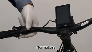 Haytrix M6C E-Bike LCD Display Demonstration and Fault Prompt Overview