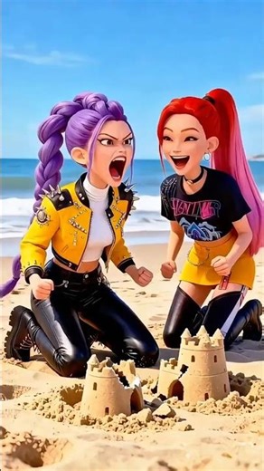 K-Pop demon hunters “Golden” Official Lyric Video | KPop Demon Hunters | Sony Animation #shorts