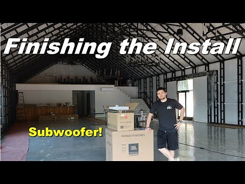 FINISHING the DJ Speaker System (Adding a Subwoofer)