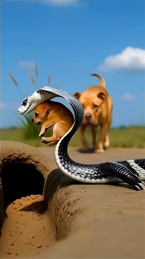 A Snake Took Her Puppy… But This Brave Dog Did the Impossible ❤️🐶#dog #rescue #usa