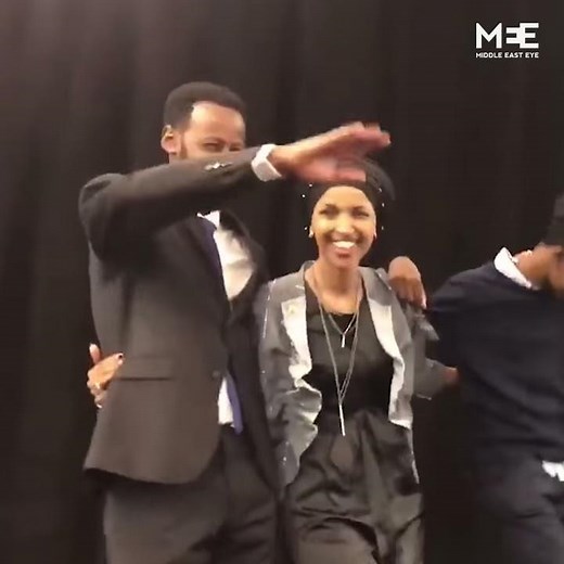 Ilhan Omar Celebrates Win as First Muslim Congresswoman