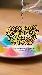 MINI FIREWORKS REACTION! 🎆 Create a colorful, fizzy explosion around spiky "urchins" for a mesmerizing visual effect! Place soft, spiky silicone beads or balls (often found in fidget toy sets) into a shallow white dish. Sprinkle a generous layer of baking soda all over the dish, covering the bottom and dusting the spikes. ​ Drip different colors of food coloring (neon colors look best!) onto the baking soda around the spikes. ​Fill a small cup or squeeze bottle with white vinegar. Pour the vine