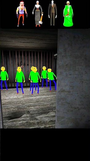 baldi old spider Ladybug 😂 | Granny Grendpa Venom Hulk SpiderMan Funny #gaming #Shorts