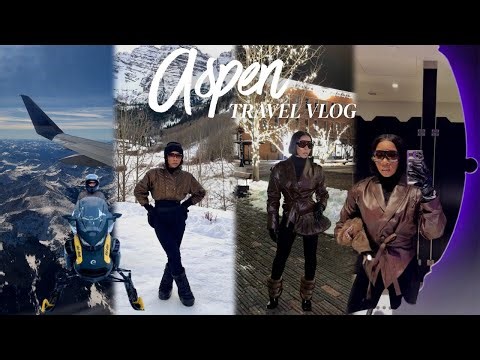 APSEN VLOG| Travel with me+Let’s go snowboarding+Exploring Aspen+Ice Skating