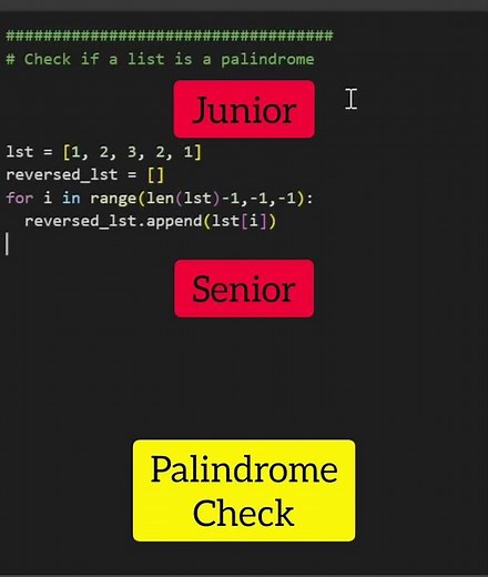 Palindrome check in Python