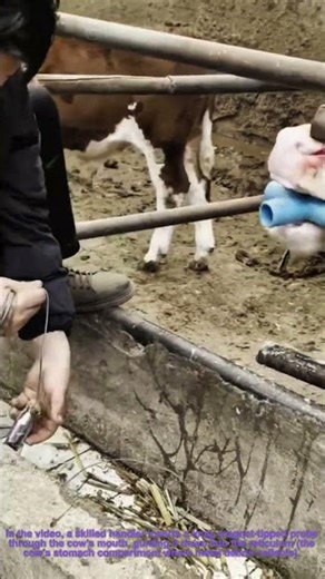 Removing Nails from a Cow's Stomach with a Magnet