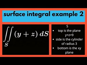 Multivariable Calculus | Surface integral example 2.