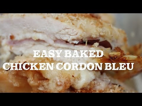 Easy Baked Chicken Cordon Bleu