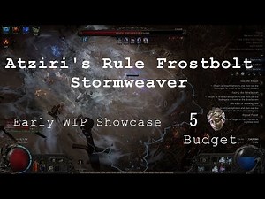 [PoE2 0.4] Atziri's Rule Frostbolt Stormweaver - Mapping [WIP Build]