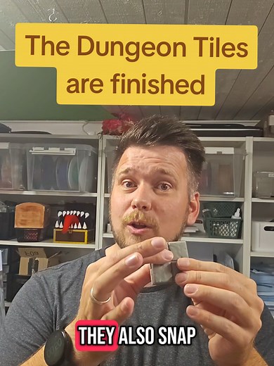 🧱 I Finally Finished My Dungeon Tile System After dozens of prototypes, it’s here, modular, durable, no glue, no supports, prints upright, and it snaps together like magic. This is the final form, and soon you’ll be able to download it free or grab a printed set from my shop. The launch is coming. Probably without world domination. Probably. https://masterfuldungeons.com #dayinmylife #successstory #financialfreedom #businessowner #story #journey #dungeonmaster #etsyseller #etsyshop #etsy #ttrpg