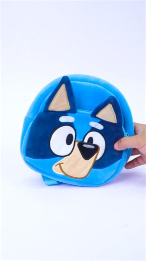 Bluey 3D Velvet Backpack Featuring The Character Satisfying With Unboxing & Review ASMR Videos