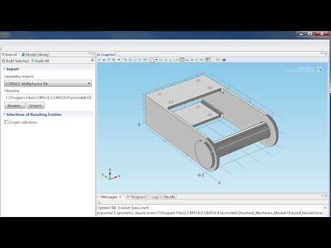 Adding Initial Strain to a Structural Mechanics Model Tutorial