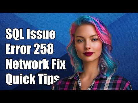 SQL network-instance related issue (with error 258)