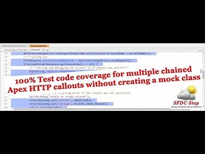 100% Test code coverage for multiple dependent apex HTTP callouts without creating a mock class
