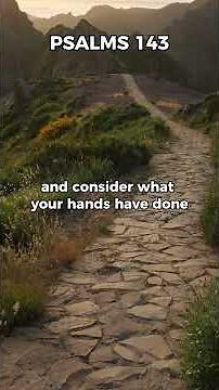 Psalm 143 — A Prayer for Help, Mercy & Guidance #bibleverse #prayer #christianmeditation