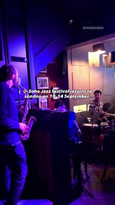 5.1K views · 51 reactions | The streets of Soho will be swinging again this September as Soho Jazz Festival returns to London. Soho Jazz Festival 2025 is bringing the rhythm back with 100+ artists, secret gigs, and late-night jams across the city’s coolest venues. The festival is running from 10–14 September and is not one to be missed. Across Soho #LondonMakesItPossible #VisitLondon #SohoJazzFestival #LondonJazz #LiveMusicLondon #JazzInSoho #CityOfSound | Visit London | Facebook