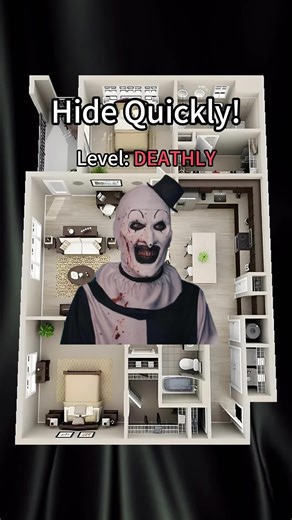 Quickly choose your hiding spot!#hideandseek #survive #game #fnaf #interactive