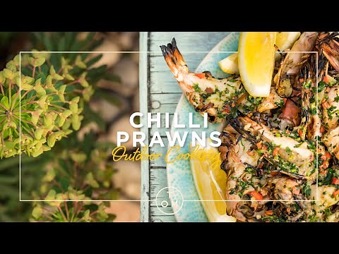 BBQ Chilli and Lime Prawns: Outdoor Cooking with Tom Kerridge and Big Green Egg