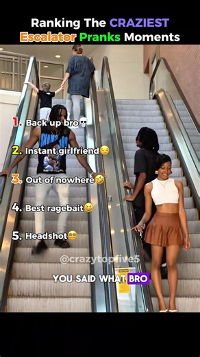 Ranking The CRAZIEST Escalator Pranks Moments (Public Reactions Went Wild) 🤯
