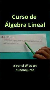 How can you tell if a set is a vector subspace? 🤔 I'll show you here!