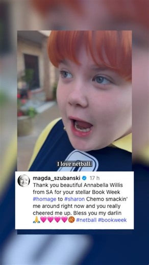 Magda Szubanski’s touching message for Book Week ‘impressionation’