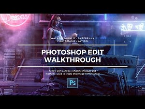 Create a Cyberpunk Scene on Photoshop | Fstoppers