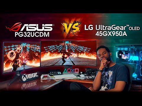 LG GX9 VS ASUS PG32UCDM | 4K OLED SHOWDOWN | 21:9 VS 16:9 | ULTRAWIDE VS 16:9