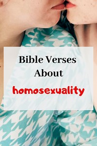 10 Bible Verse About Gay (Homosexuality): What Does The Scriptures Say?