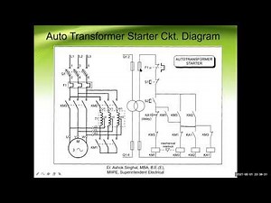 Auto Transformer Starter Ckt Diagram
