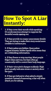 How To Spot A Liar Instantly? 6 Clear Signs #PsychologyFacts #BodyLanguage #MindHacks #HumanBehavior | Fact Theory