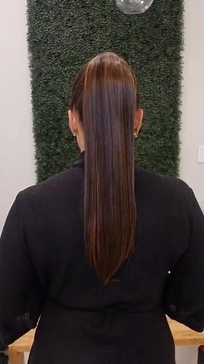 Drawstring Pony Tutorial✨ SUBSCRIBE For Tutorials! #blackhair #hair #ponytail #teamkailyn