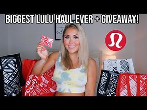 *HUGE* LULULEMON TRY-ON HAUL + LULULEMON GIVEAWAY! || New at Lululemon *Summer 2020*