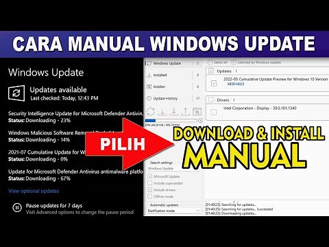 Cara MANUAL Windows Update | Bisa Pilih yang Mau di Download & di Install