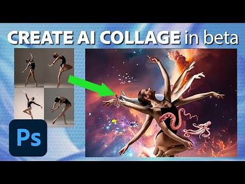 Make Beautiful Collage Art in Photoshop (beta) | 5 Minute Tutorial | Adobe Photoshop