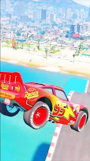 Spider-Man Car Challenge in GTA 5! Epic Superhero Stunt Race #shots #gta5 #gtav