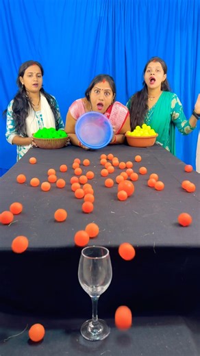 Imaging multi colour ball pouring funny family challeng ✅ ||#shorts #game ￼