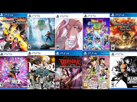 The 22 BEST Anime Games for Playstation 4 and 5 | Anime games for PS4 and PS5