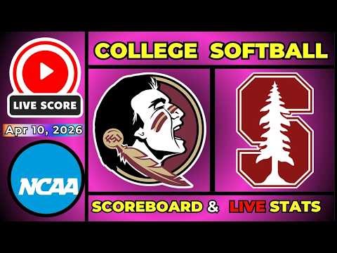🔴 Florida State vs Stanford LIVE | NCAA College Softball | April 10, 2026 | Scoreboard