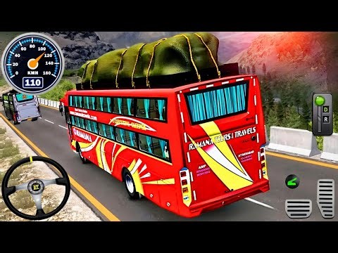 Real Indian Coach Bus Driver 3D - Uphill Sleeper Bus Driving Simulator : Android Gameplay