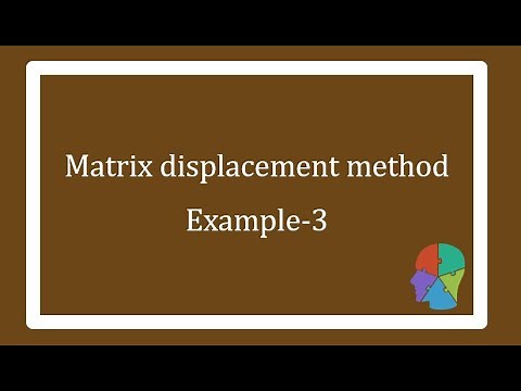 Matrix displacement method ( basics) Example 3