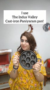 Suji appe are my favorite snacks to serve with tea or as a light breakfast option or even a great tiffin option for Vaarrya. And I use @theindusvalley Paniyaram pan to cook my healthy and yummy favourite food! It's important to choose healthier options in what we cook and how we cook it! Recently I switched to @theindusvalley cast iron cooking range. Why? Because they are: ➔ 100% Natural & Food-safe ➔ Chemical-Free ➔ Traditional, sturdy & long-lasting ➔ Enrich food with iron content ➔ Improve fo