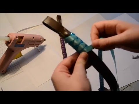 How to Make Diamond Braided Ribbon Browbands