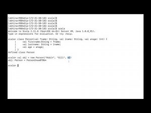 Scala - Classes and Objects