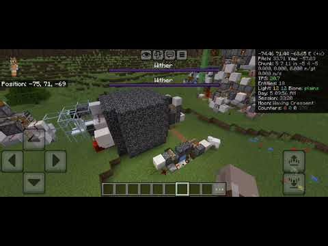 Minecraft Bedrock: Wither Cage Basalt Farm 1.0